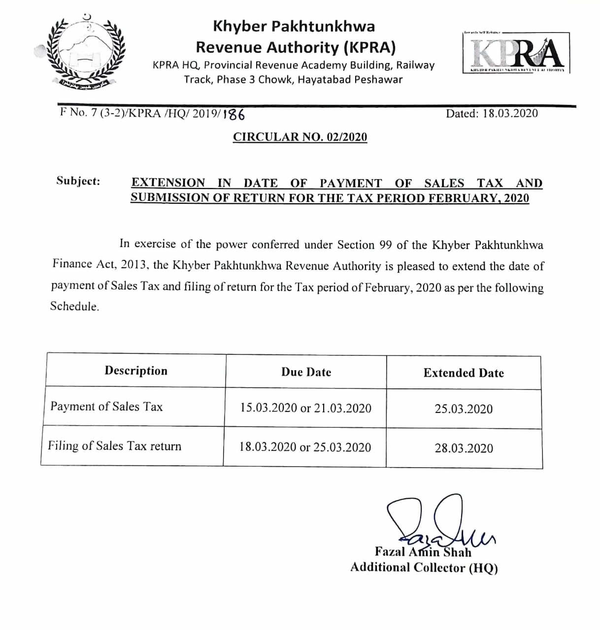 extension-in-date-of-payment-of-sales-tax-and-submission-of-return-for