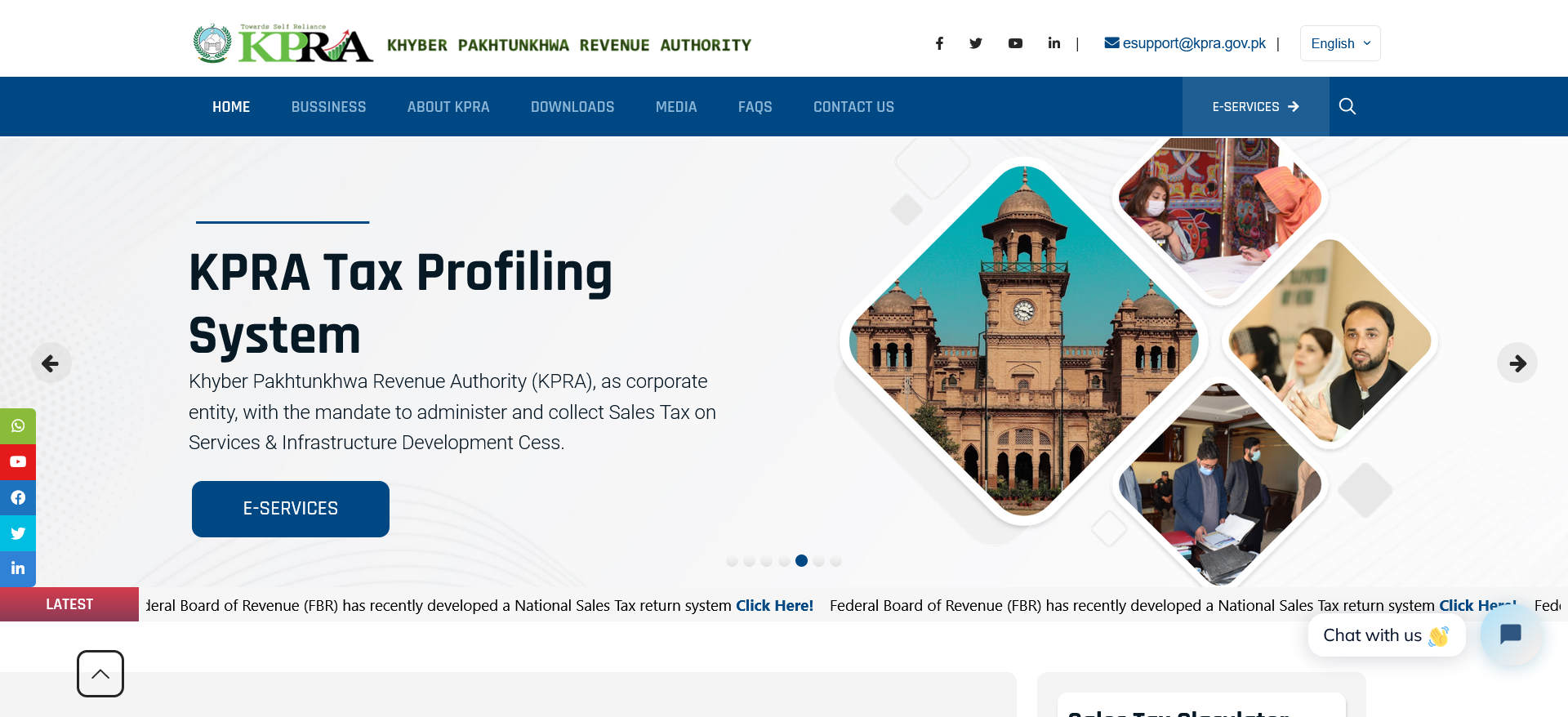 Khyber Pakhtunkhwa Revenue Authority: Home
